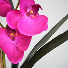 Flores Artificiais - Haste De Orquídea Pink 3d | Linha Perman